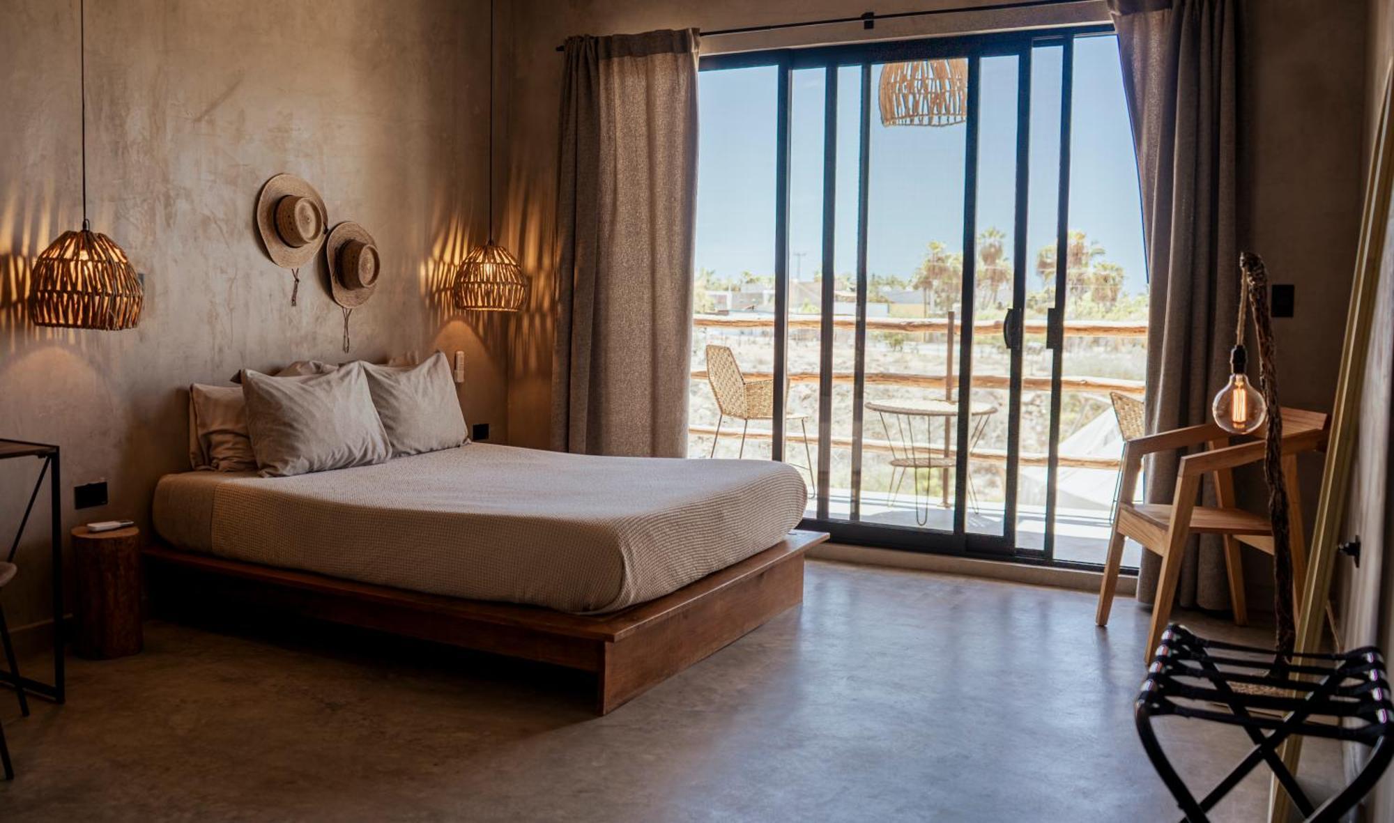 Baja Temple Hotell Todos Santos Rum bild